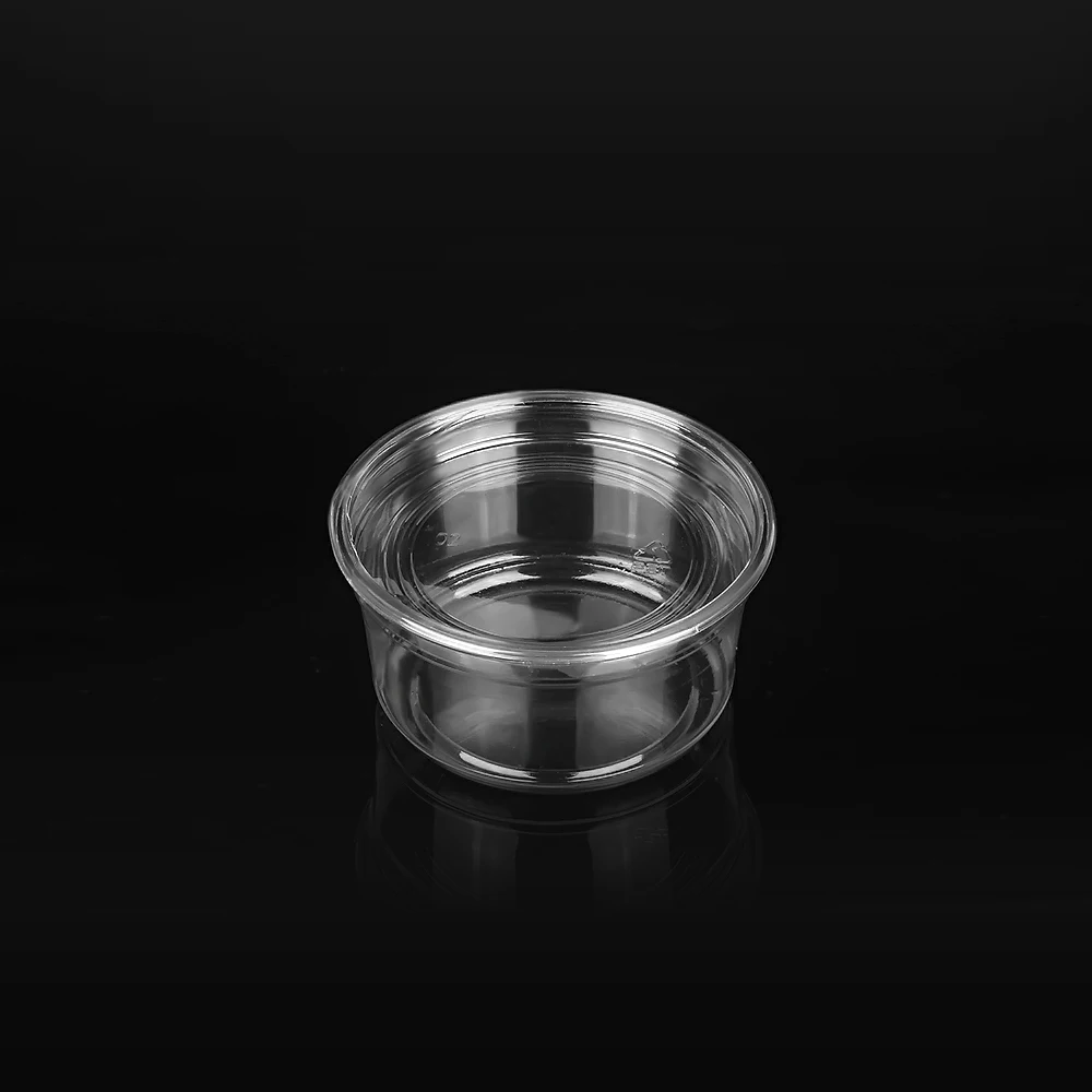 Clear pla deli container biodegradable for food salad