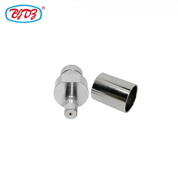 Factory supply Brass QMA Female Jack Crimp Connector For LMR400 RG8 RG213 RG214 Cable RF Coax Coaxial connectors in stock