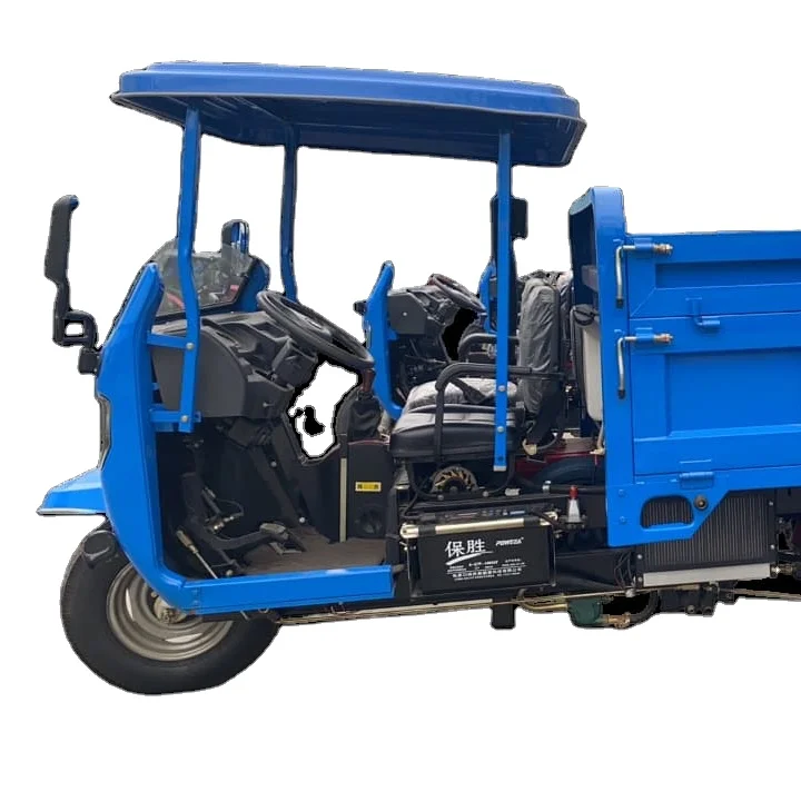diesel tricycle 3 wheel tricycle cargoes  22HP 24HP Diesel tricycle for heavy cargo diesel oil 3 wheel motorcycle