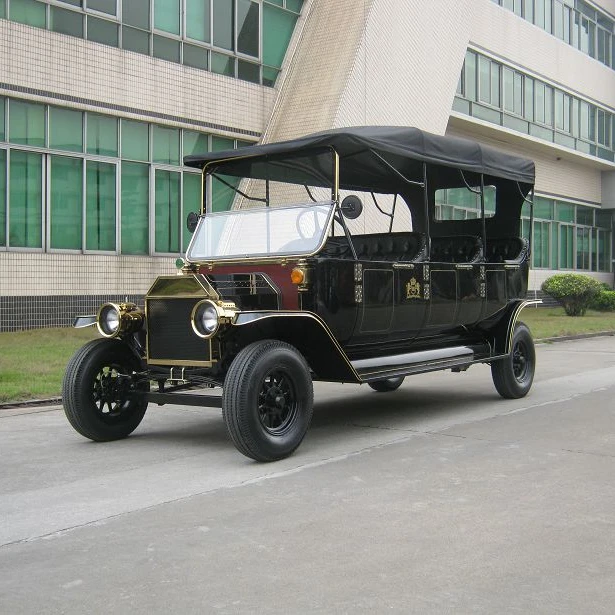 Китайская дешевая электрическая тележка для гольфа, Классический ретро-автомобиль антикварного дизайна для продажи