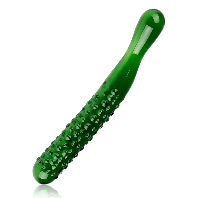 Hot Selling 5 types Vegetable Crystal Glass Dildo Anal Plug Glass Cucumber Dildo Female Masturbation Glass Dildo
