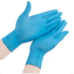 Factory Price Household Products Food Blue Working PVC Rubber Gloves
