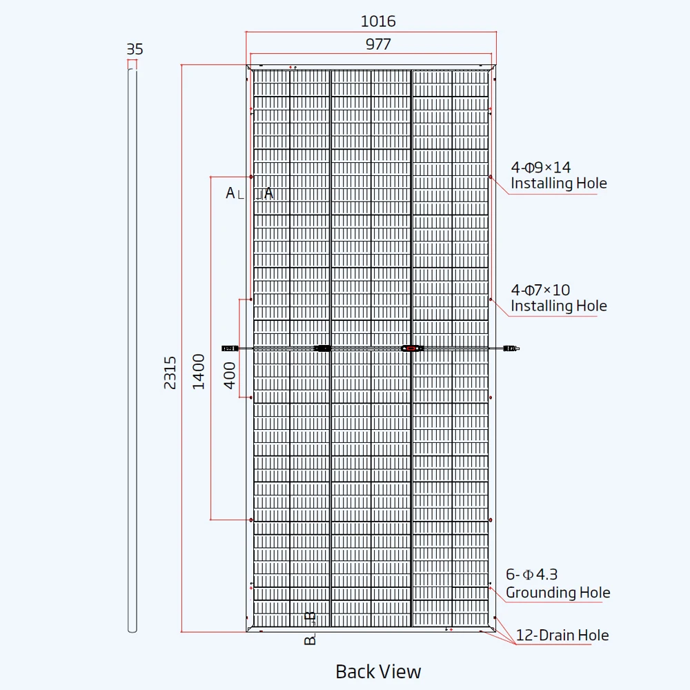 Trina bifacial solar panel DUOMAX TSM-470DEG15VC 460W- 485W monocrystalline solar panels pv module for home solar panel system