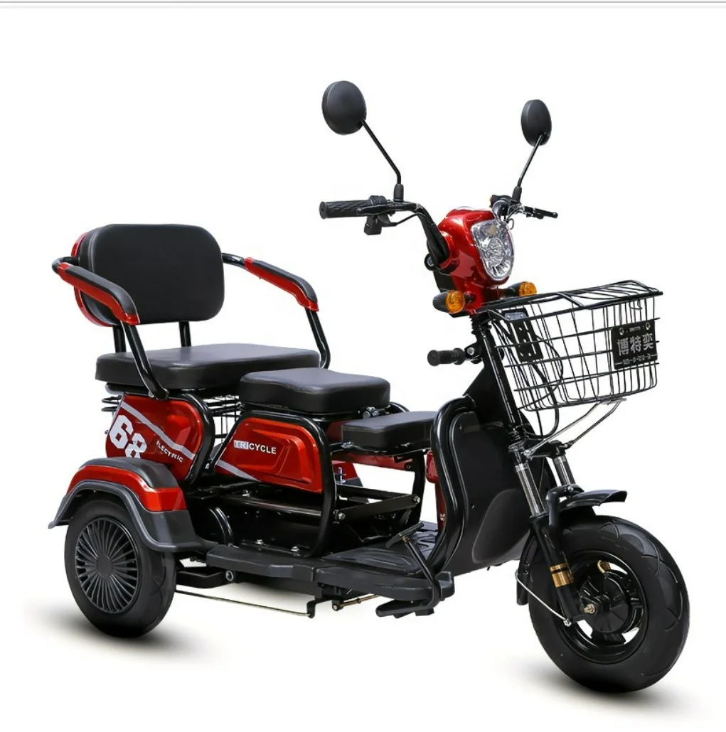 Electric Tricycle And Auto Rickshaw Direct Sales 3 Wheel Foldable Charge Electric Tricycle Tuk  For Cargo