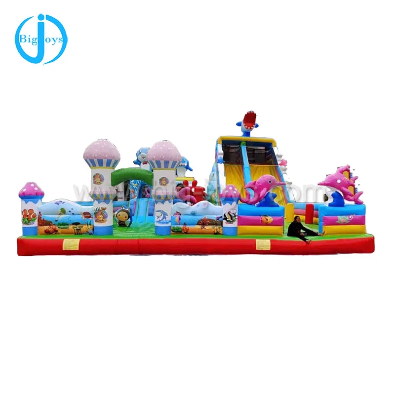 dolphin inflatable bouncers for adults, dolphin inflatable bouncers slide
