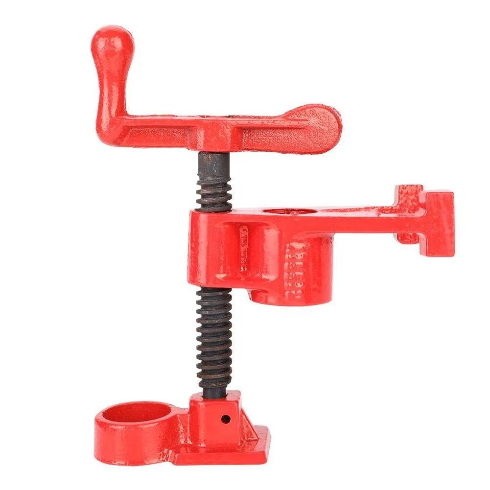 3/4 Inch Heavy Malleable Steel Wood Working Pipe Clamps Red for Connection OEM Customized Support