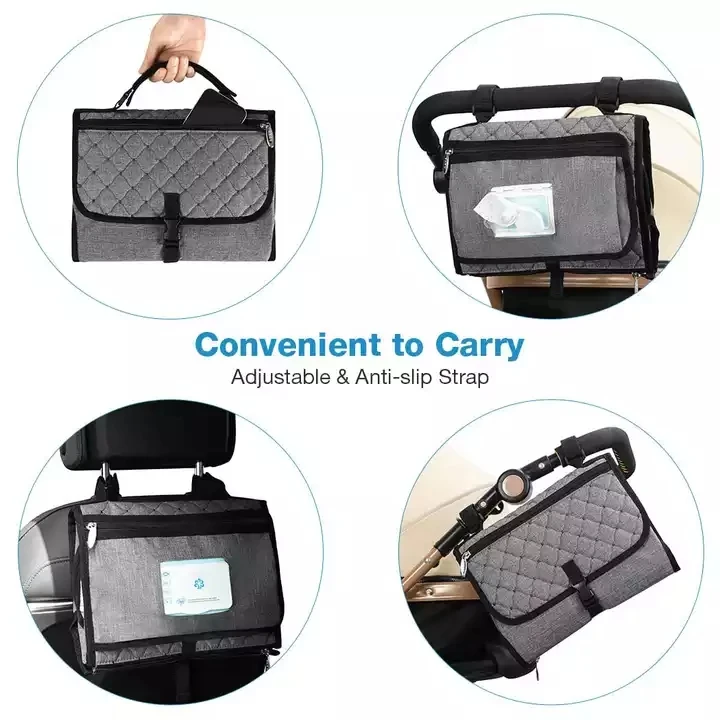 Premium factory custom durable travel Baby diaper changing pad baby changing mat with logo