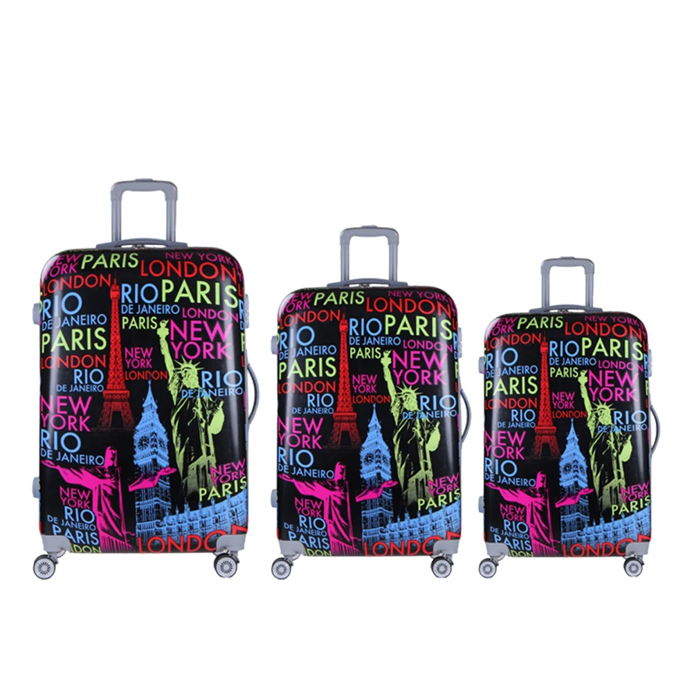Factory direct selling PC Carry-on luggage Unisex Trolley Bag Luggage Suitcase For Long Distance Travel