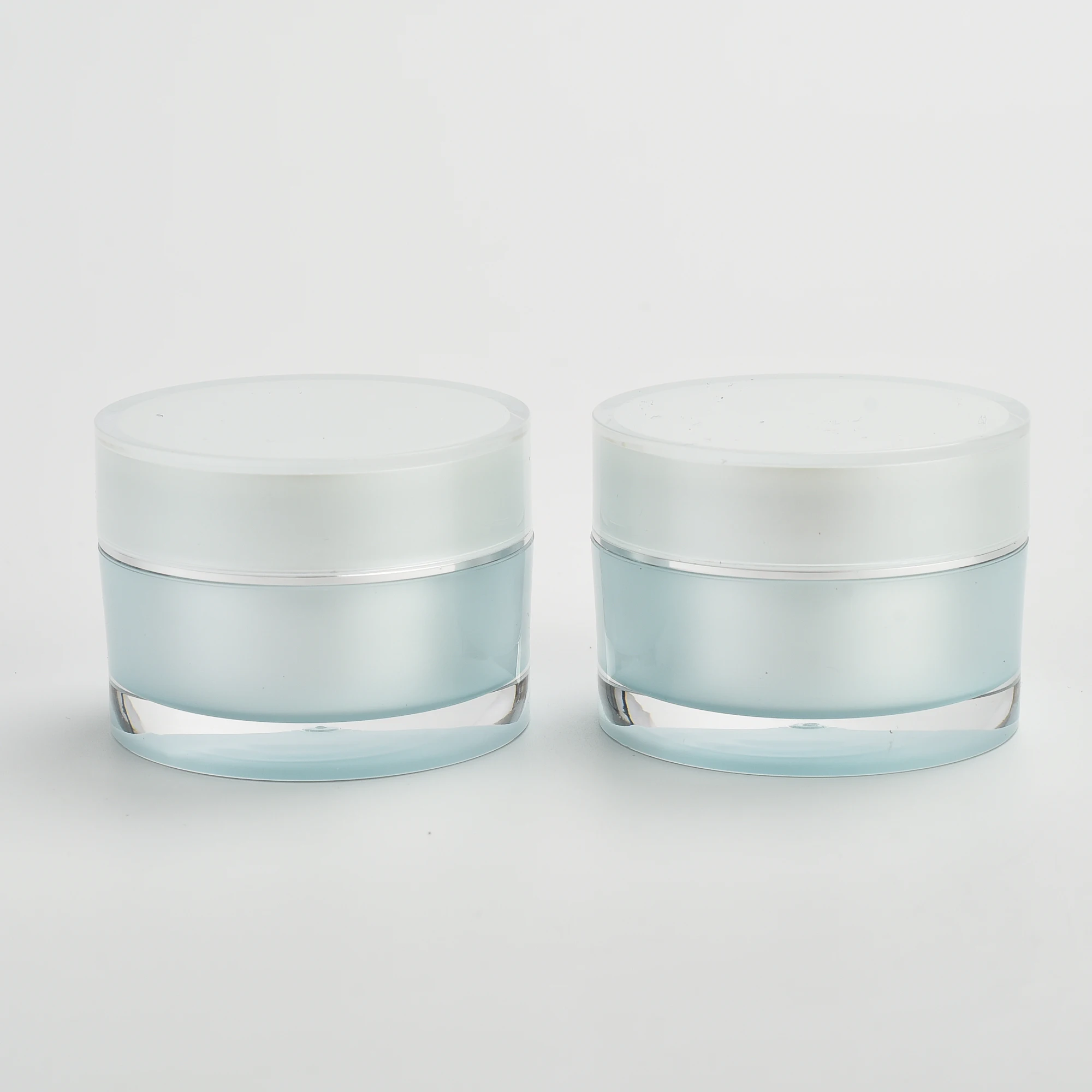 Emballage cosmetique Creme de soin pour la peau pot rond en plastique acrylique