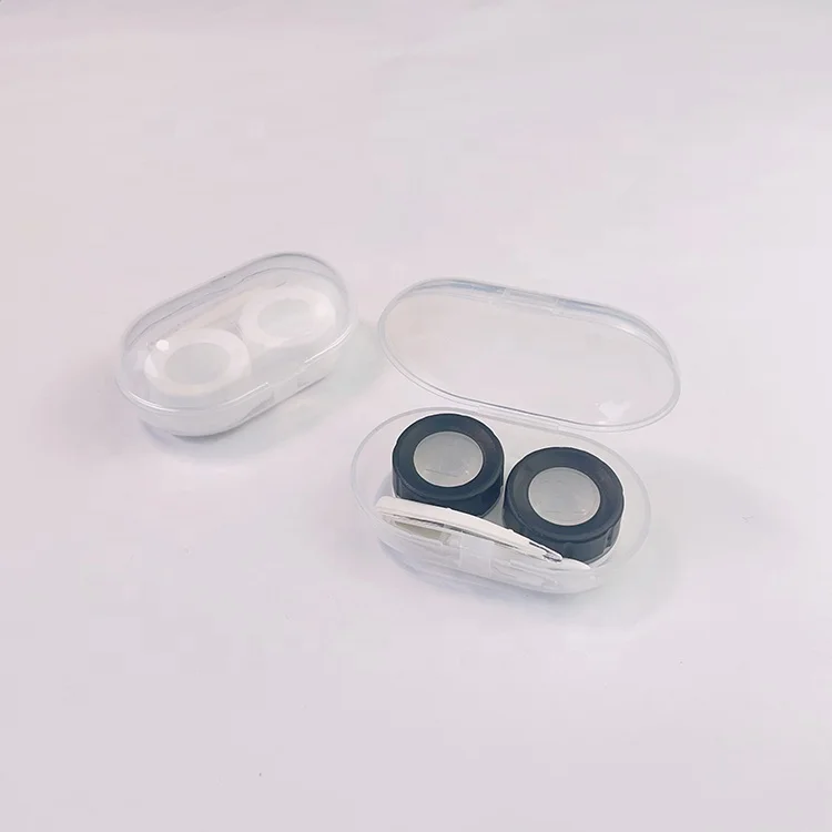 Multicolor Contact Lenses Cases With Suction Stick For Contact Lens Inserter Remover Eyewear Accessories  P-1007