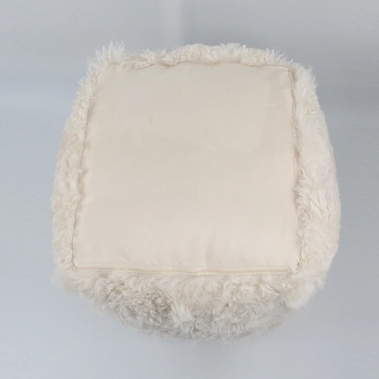 Creative Filling 100% Poly Beans Pouf Space Saving Stool Living Room