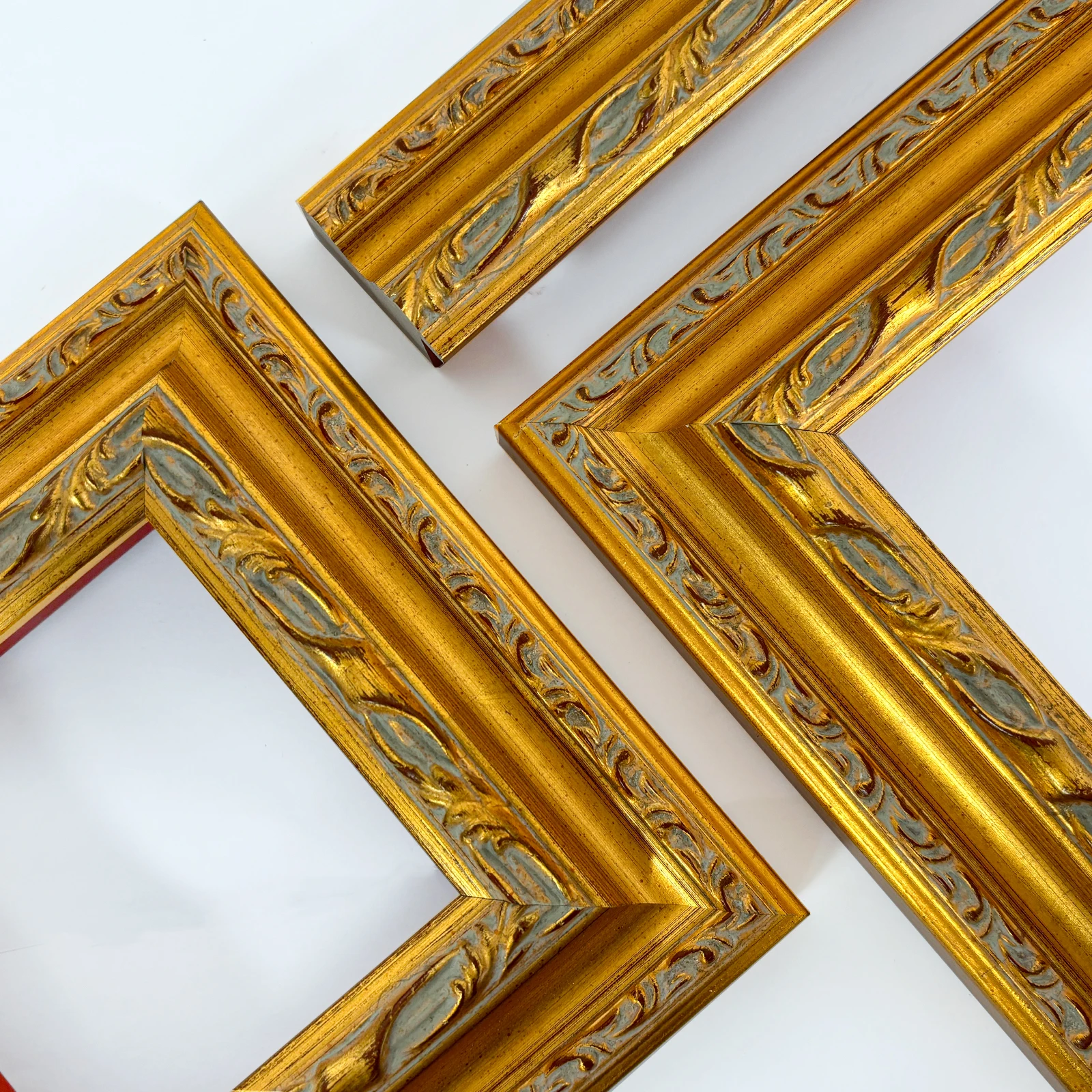 Antique Europe gold  Photo Frames Custom Chinese Old Style Decor Picture Frame for New Years Gift Home Decor