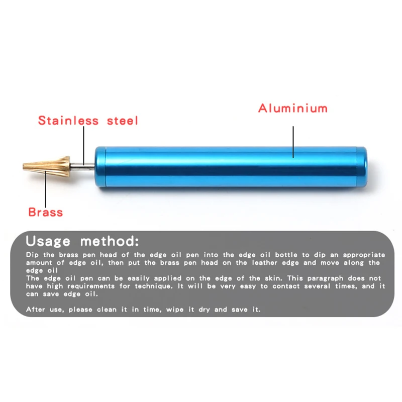 AIGE Leather crafting Tools Edge Paint Roller Toolleather edge oil tools Leather Oil Painting Speedy Tools leather edge dye pen