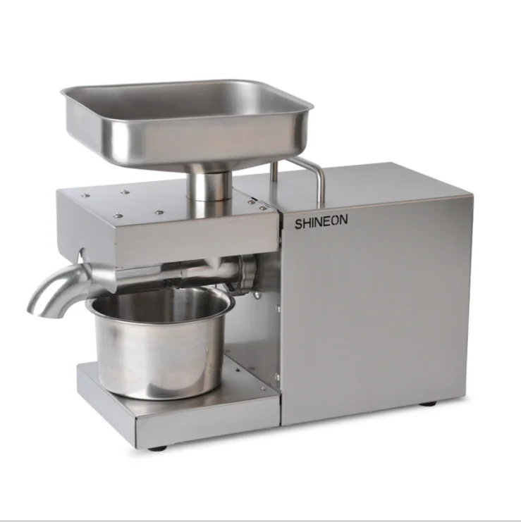 Household Sesame Coconut Hot And Cold Small Olive Oil Press Machine Price Cold Mini Oil Press Machine