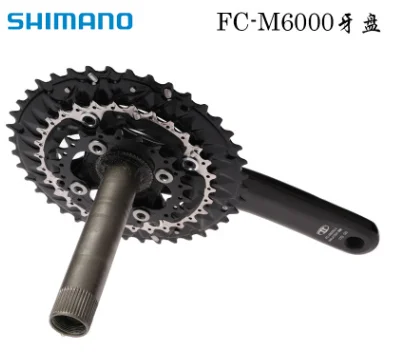 
Shimano DEORE MTB FC-M6000 Bike Crankse 3x10, 40-30-22T 170 mm Including Bottom Bracket BB52 Bicycle Crank Set 