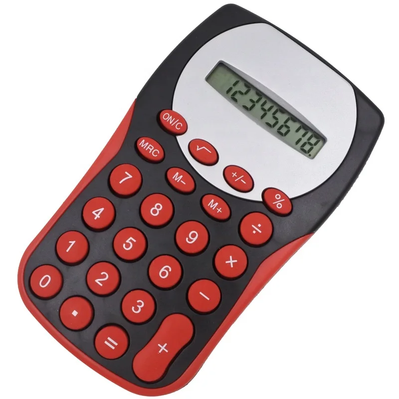 8 Digits Electronic Calculator Promotional Business Gift Custom logo Printing Portable Pocket Classic Calculator