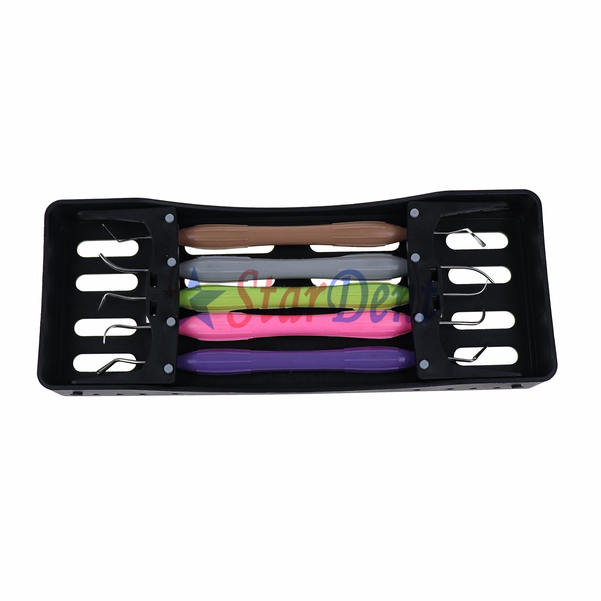 Dental Ultimate periodontal instruments in metallurgy 5pcs a set with nice black package