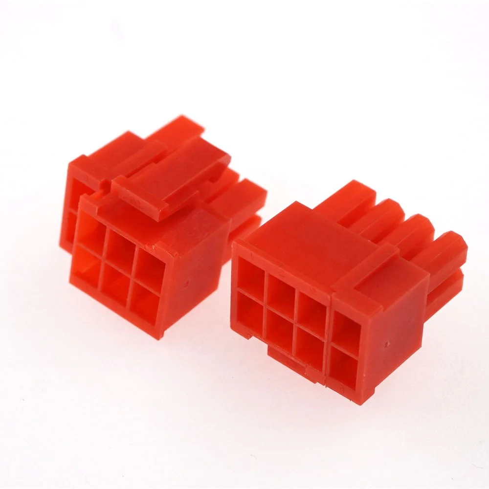 4.2 mm GPU 6+2 8 Pin Receptacle Housing Female Socket PCI Express PCI-E PCIe Video Card Graphic Card Shell cross Mini-Fit Jr