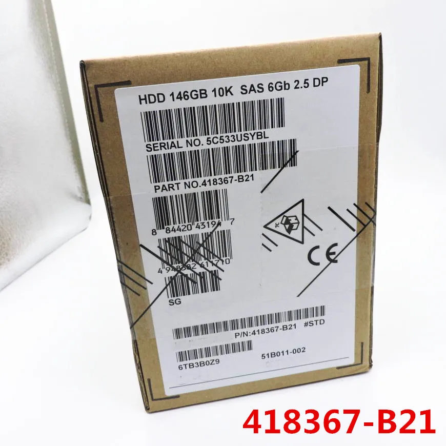 100% новый в коробке 3 года гарантии 418367-B21 146G 10K SAS 2 5 дюймов DL580 DL380 G4 G5 G7 требуется больше угловых фотографий пожалуйста свяжитесь со
