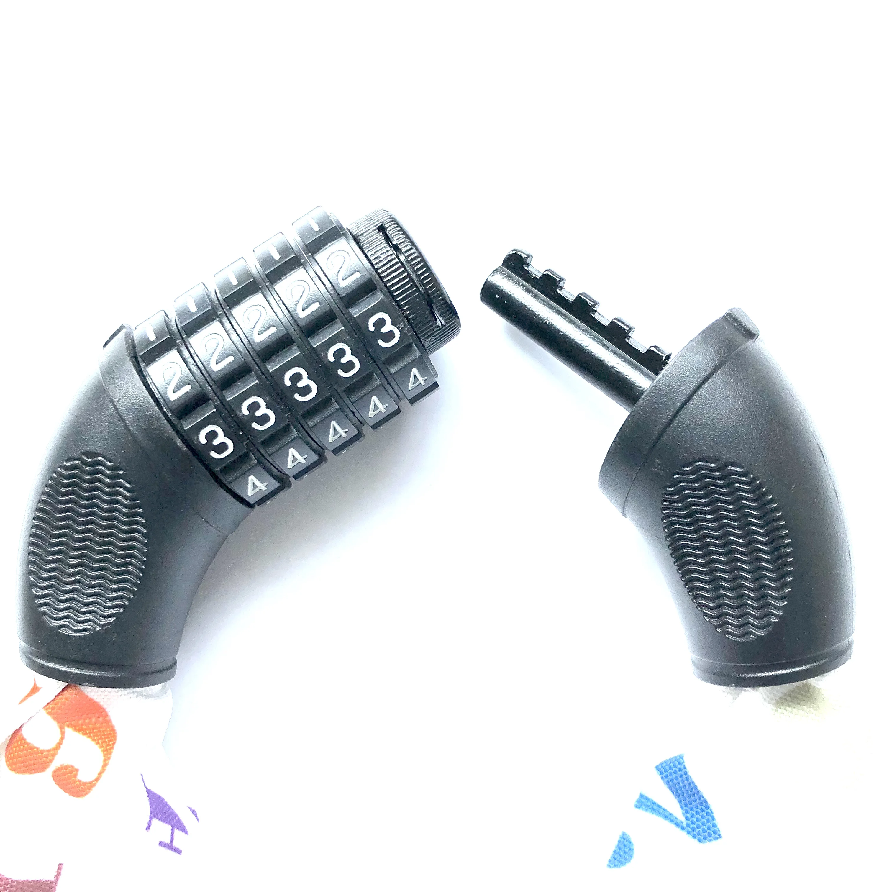 Modern design bicycle accessories anti-theft theft bicycle chain lock small portable bicycle lock