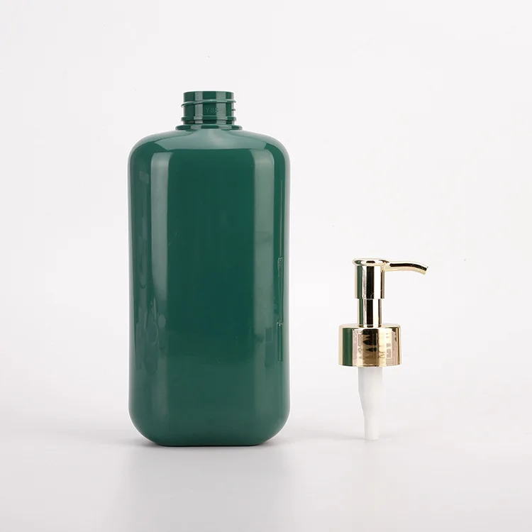 Customized Empty Ellipse Pet Plastic Shampoo Bottle 800ml Luxury Design Hotel Shower Gel Large Capacity Packaging Wash Bottle