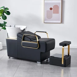 Salon Hair Wash Chairs Shampoo Bed With Ceramic Bowl Bed Head Shampoo Chair