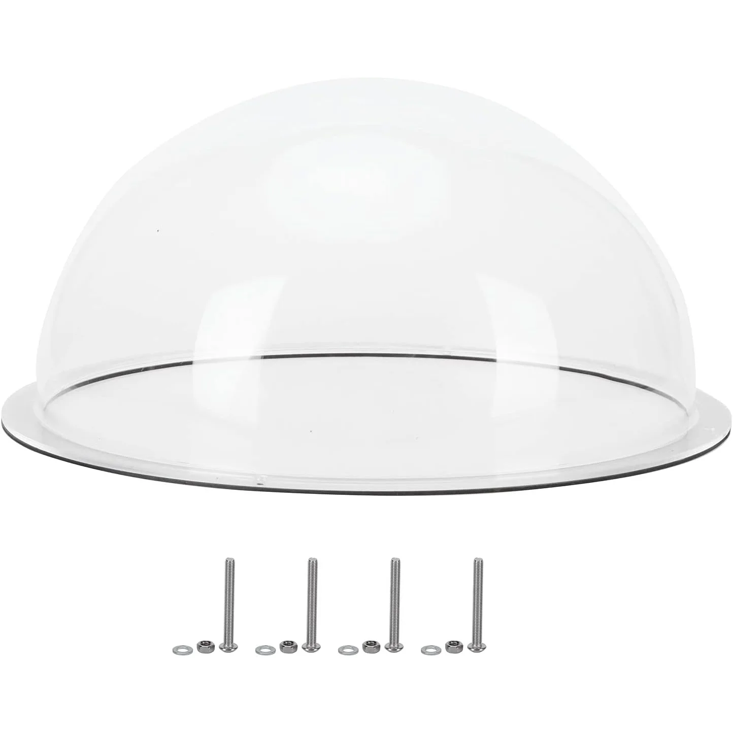 Custom Clear Hemispherical Dog Fence View Window Plastic Dog Peek Window Acrylic Pet House Hemisphere Dome