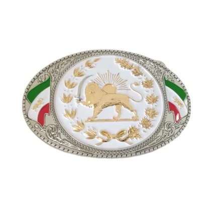 Cheap price metal custom logo name plate belt buckles