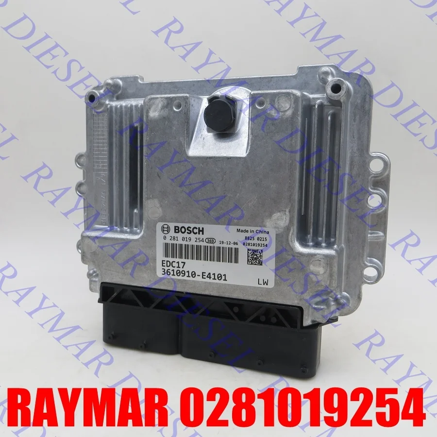 diesel fuel engine computer control board ECU 0281019254 for BAIC Dongfeng captain ZD28