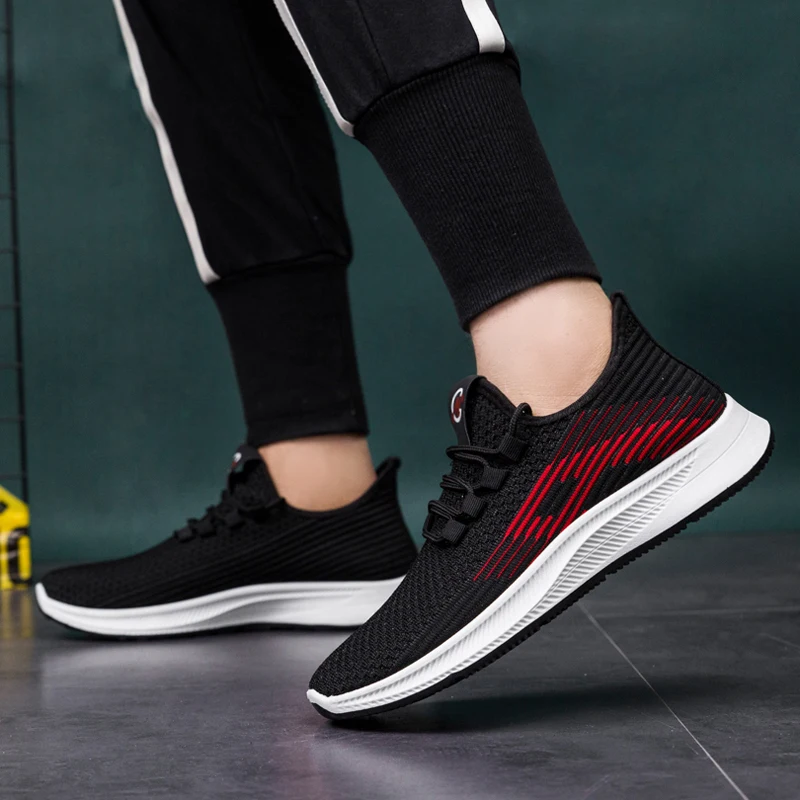 Lace-up Men Sport Shoes Male Running Shoes Sneakers Manufacturer Custom