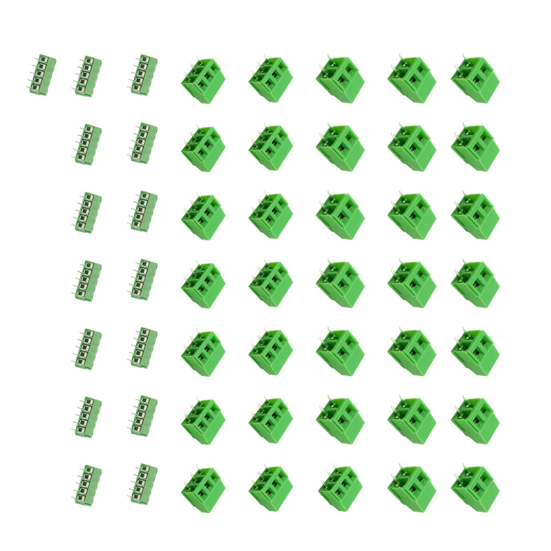 Клеммные блоки печатной платы 50 смешанных