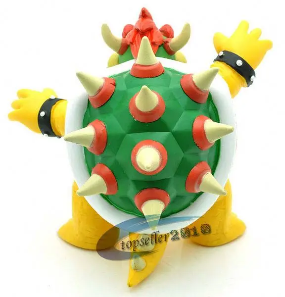 High Quality Cartoon & Anime Pokemoned Figures Mary Mario Fire Dragon Kuba Doll Plastic Figure Toys