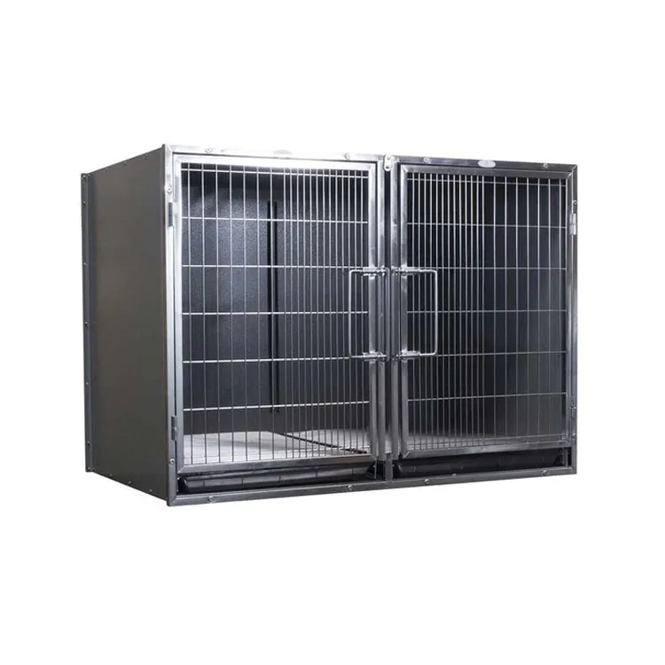 professional stainless steel pet cage stainless steel dog kennels large outdoor