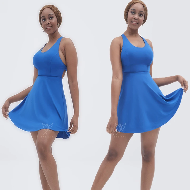 Hygieia Custom High Stretchy Women Soft Loose tennis dress yoga fitness breathable Tennis Golf Dress