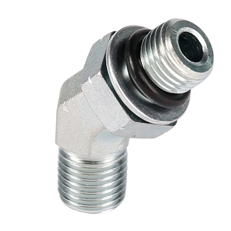 High Quality Elbow Adjustable Lock Nut 45 Hydraulic Adapter Fitting