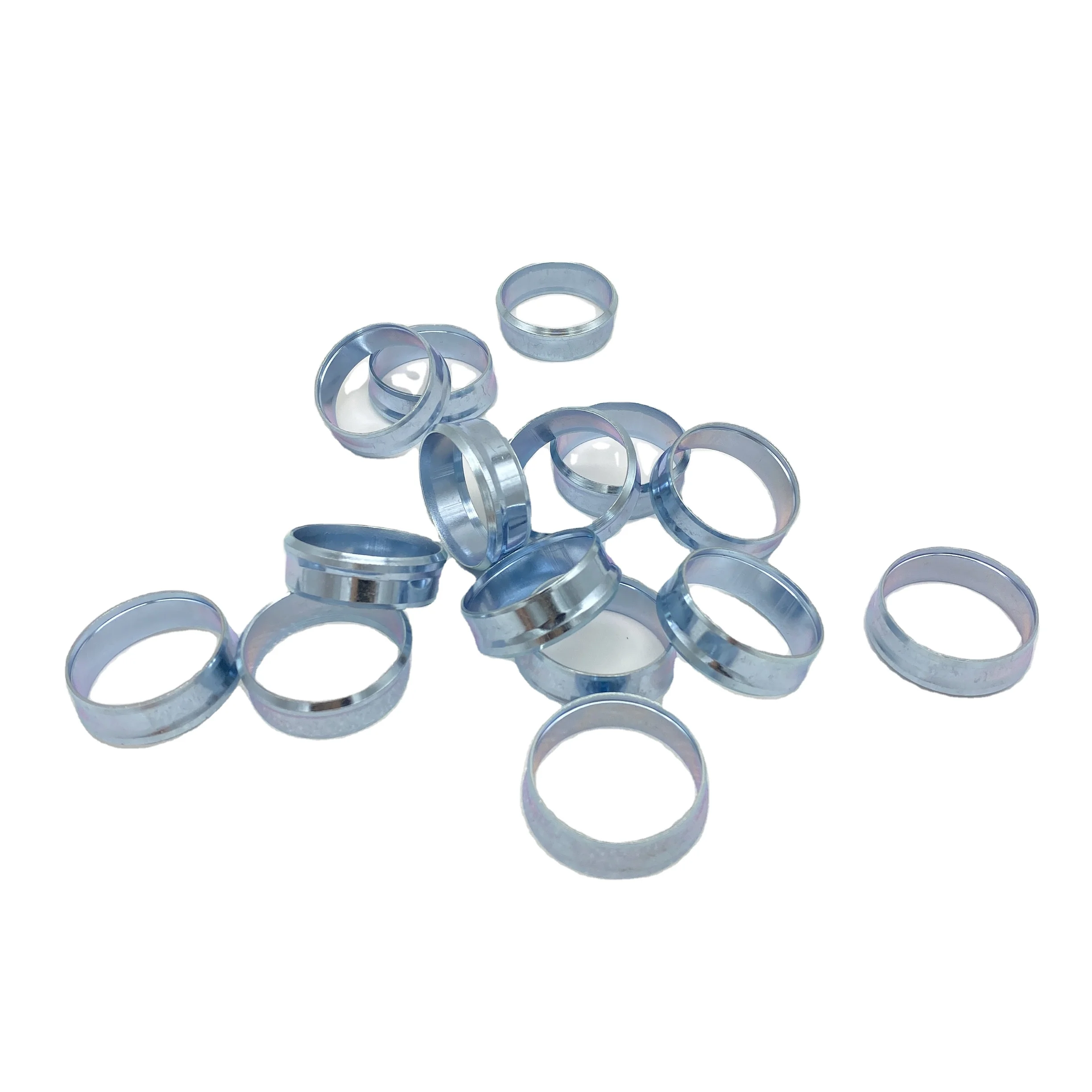 Dual Function Nut Cutting Ring Set Stainless Steel Hydraulic Ferrule Washers Tube Pipe Fitting Hydraulic Adapter Cutting Ring