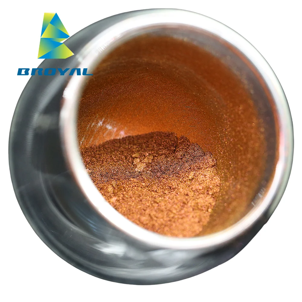 Broyal Holographic Mica Pearl Powder Paints Loose Eyeshadow Sheenbow Chameleon Pigment