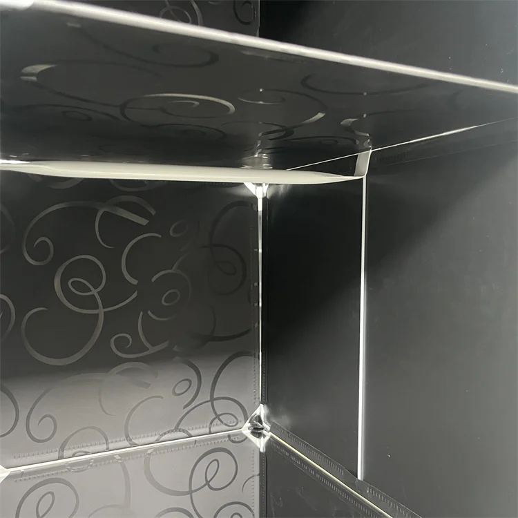 16 Cube Organizer Stackable Plastic Cube Storage Shelves Multifunctional Modular Wardrobe Cabinet with Hanging Rod