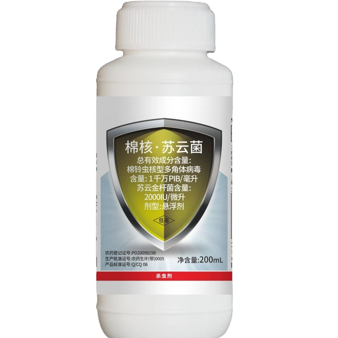 Сельскохозяйственный высокоэффективный пестицид HaNPV + Bt, инсектицид, убивает кукурузный червяк