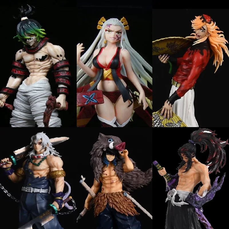 Japan Action Figure GK Daki Giyuutarou Tsugikuni Yoriichi Kokushibo Hashibira Inosuke PVC Demon Slayer Anime Figures