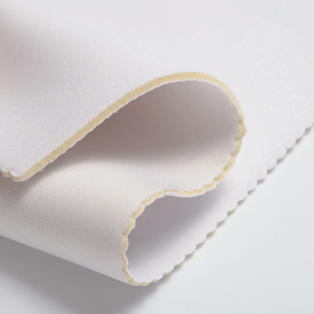 MOQ 3 meters 2mm beige color neoprene fabrics for sublimation printing