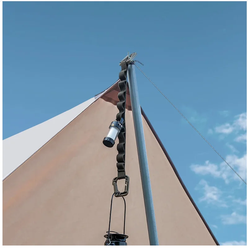 Ring Camping Hanging Rope Tent Canopy Cup Lamp Hanger Outdoor Clothes Line Strap Lanyard Travel Hiking Fishing Equipment