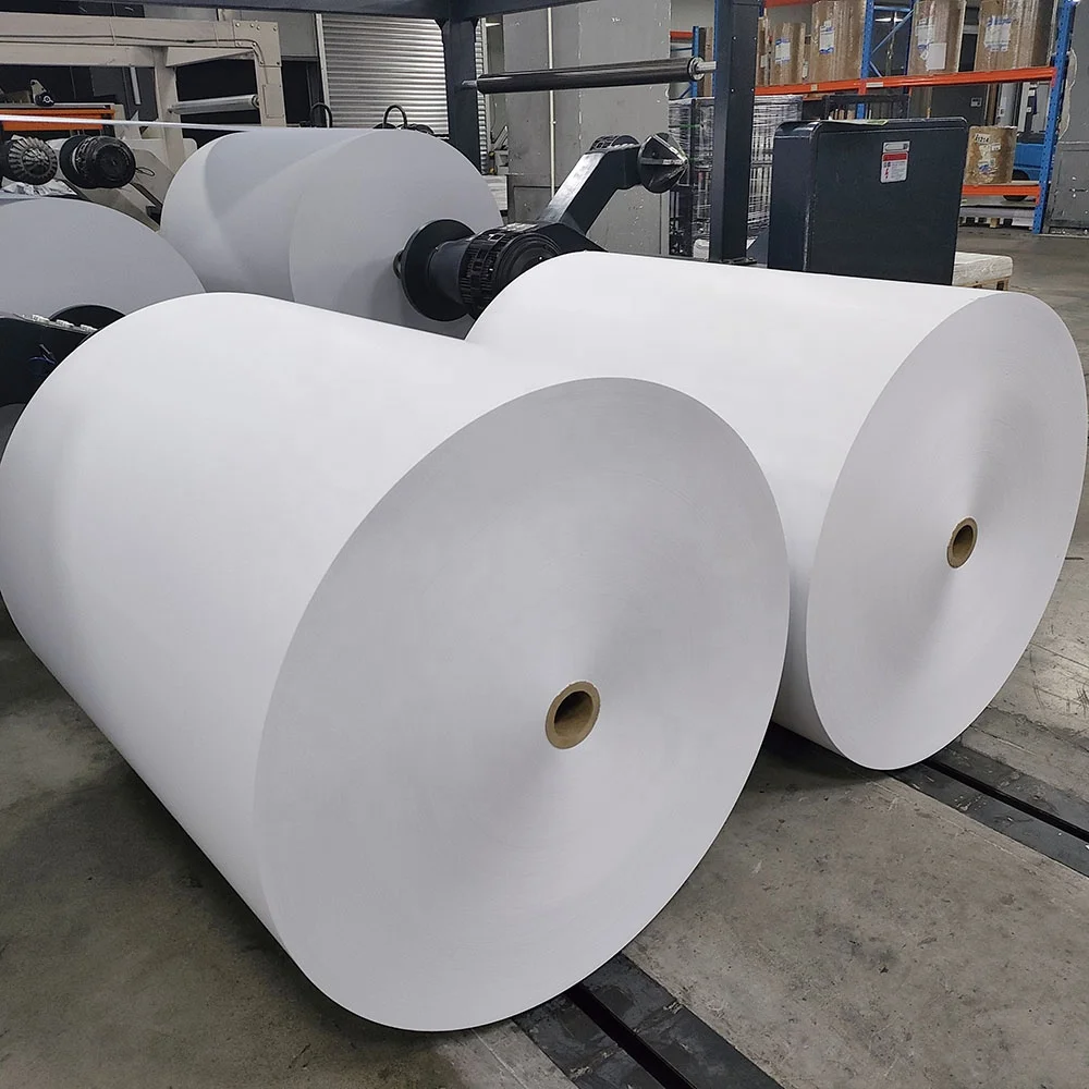 Ipsun 60gsm offset Bond Paper Jumbo Rolls Woodfree Offset Paper for books