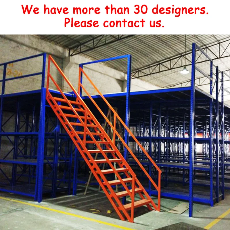 2000 SQM Second Third Platform Mezzanines Rack Mezzanine Loft Mezzanin Steel Floor Racking Platform With Ladder