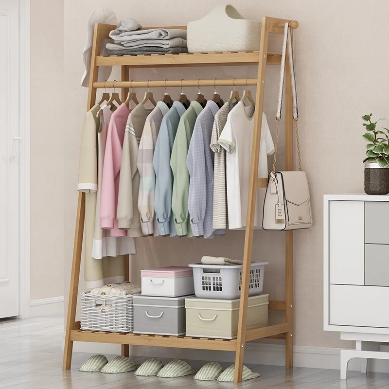 Haichuan Simple Modern Household Multi-functional Coat Rack, Simple Clothes Rack in Bedroom