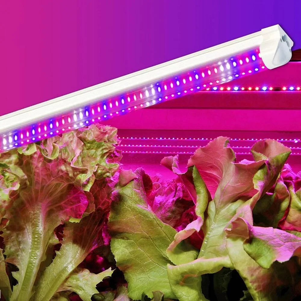 Full Spectrum LED Grow Light Tube 660nm UV IR 3000K 6000K  Vertical Farms Greenhouses Enhanced Yield Plant Growth