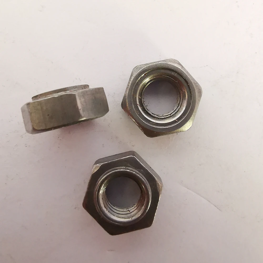 Customized Carbon Steel Hexagon Weld Nuts Square Welding Nut