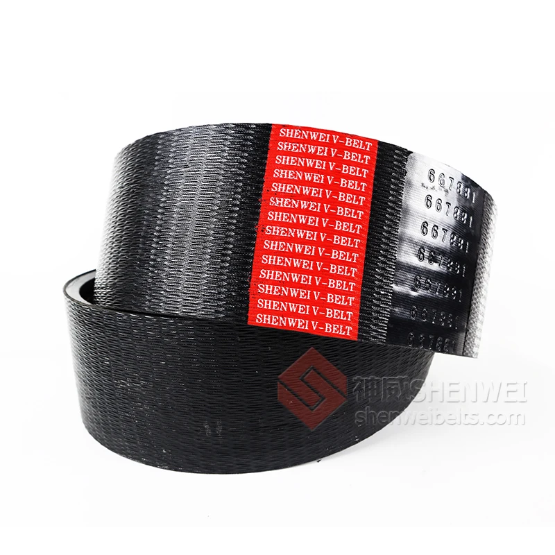 SHENWEI Industry Hot Sale Classic V-belt 629002.0 B17 HB54 HC120 harvester belt for Claas spare part