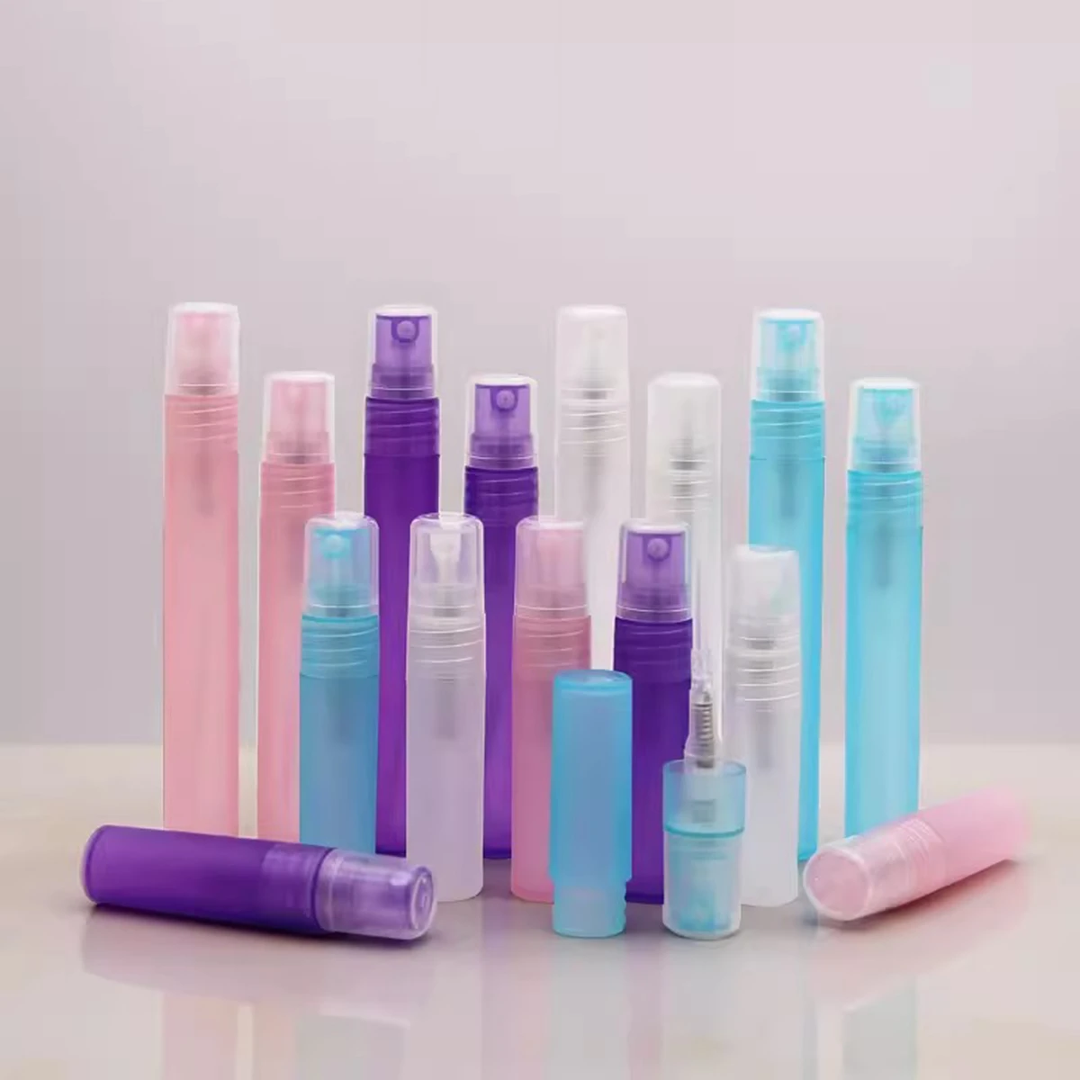 3ml 5ml 10ml Perfume Bottle Plastic Refillable Perfume Bottles Fine Mist Spray Sample Bottles for Perfume