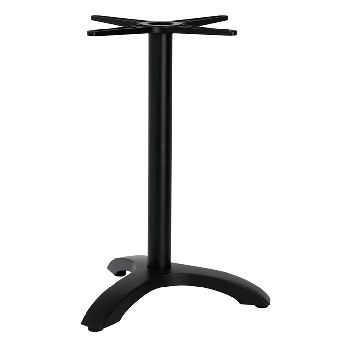 French Style Outdoor Black Metal Table Base Aluminum Coffee Dining and Workshop Legs for Living Room Laundry and Farmhouse